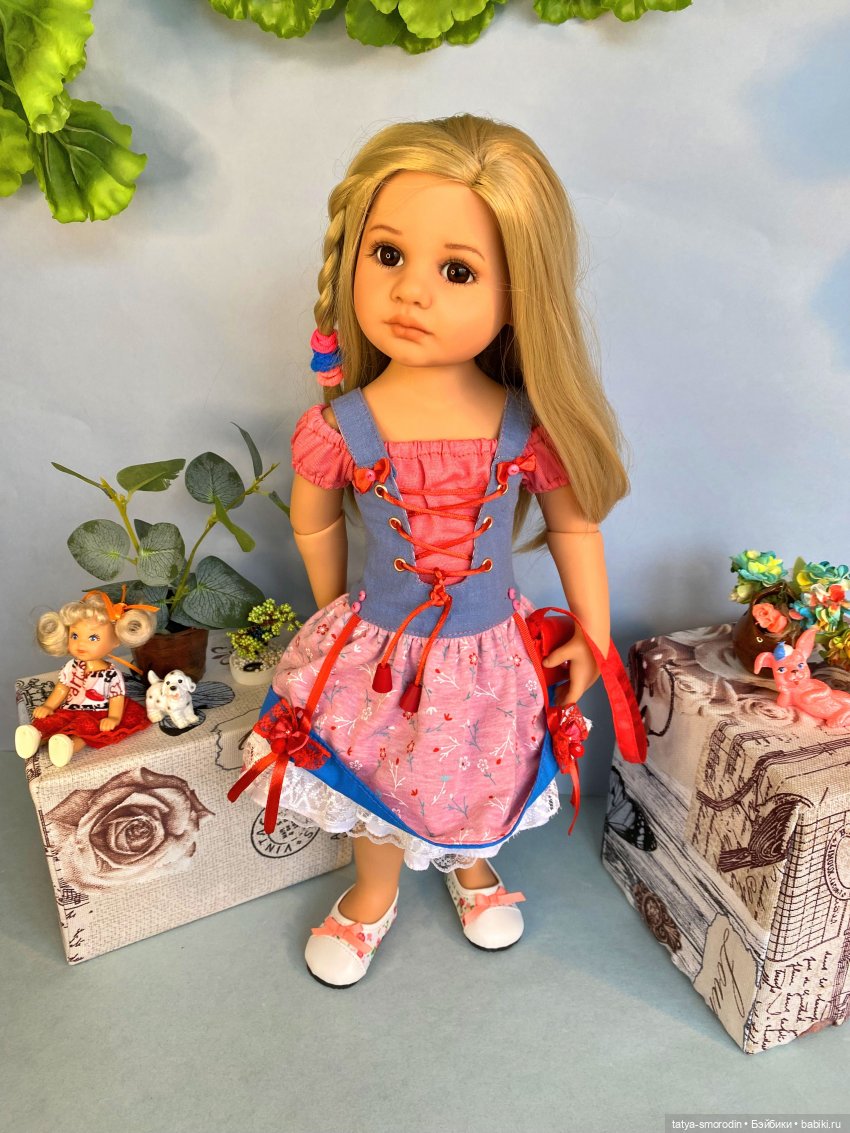 Четыре сарафана — Одежда и обувь для кукол своими руками: фото (фото 2)