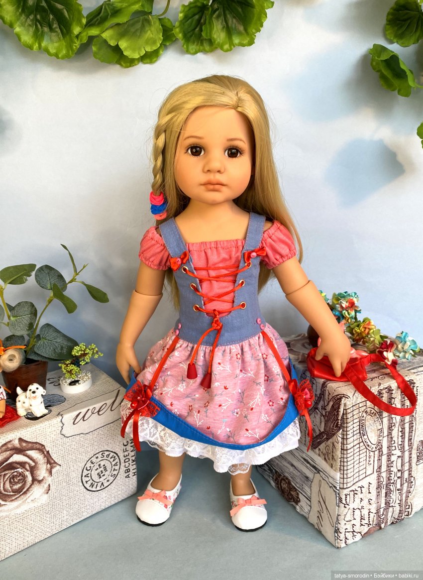 Четыре сарафана — Одежда и обувь для кукол своими руками: фото (фото 3)