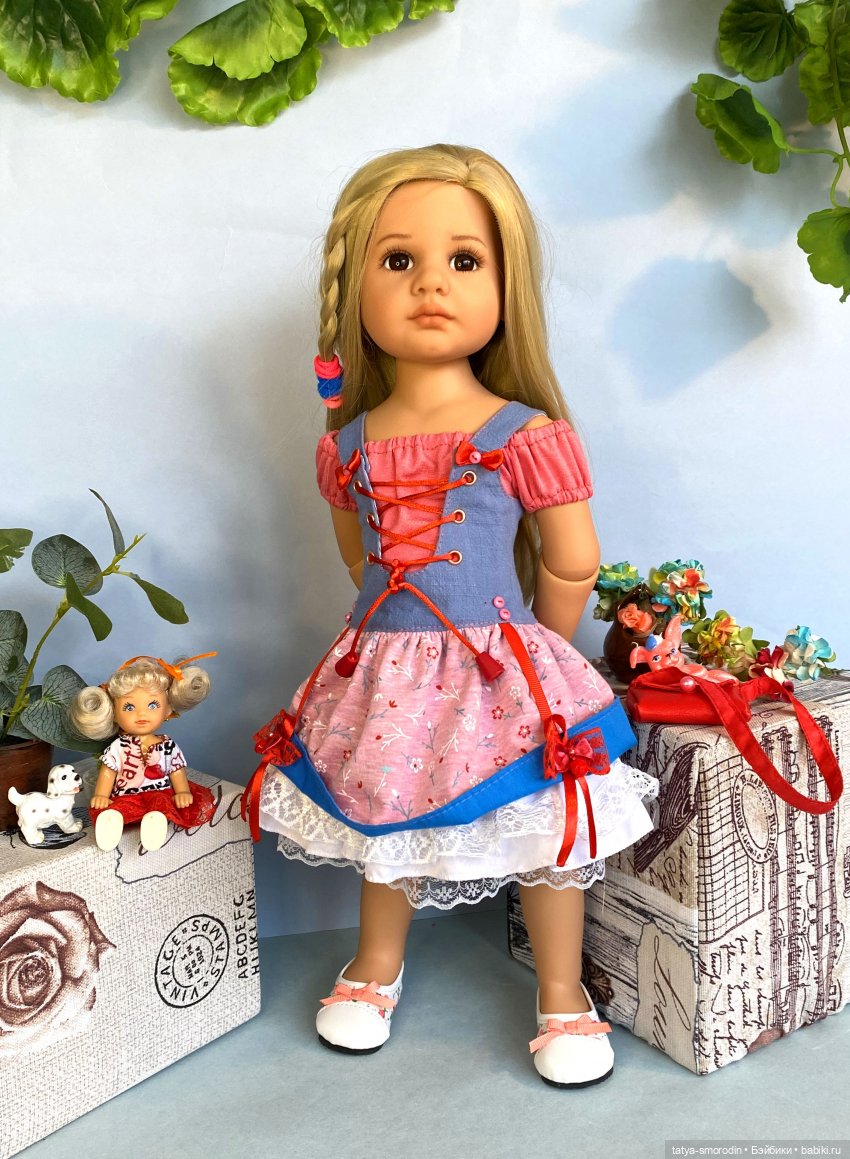 Четыре сарафана — Одежда и обувь для кукол своими руками: фото (фото 4)