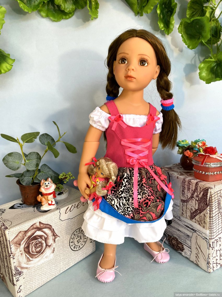 Четыре сарафана — Одежда и обувь для кукол своими руками: фото (фото 7)