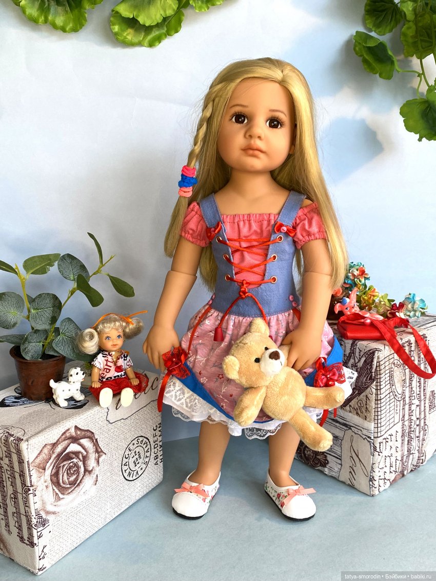 Четыре сарафана — Одежда и обувь для кукол своими руками: фото (фото 5)