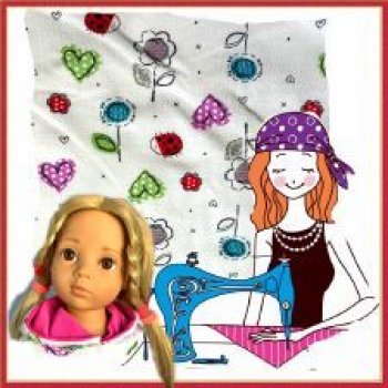 Костюмчик с вариантами (Сердечки и цветочки)