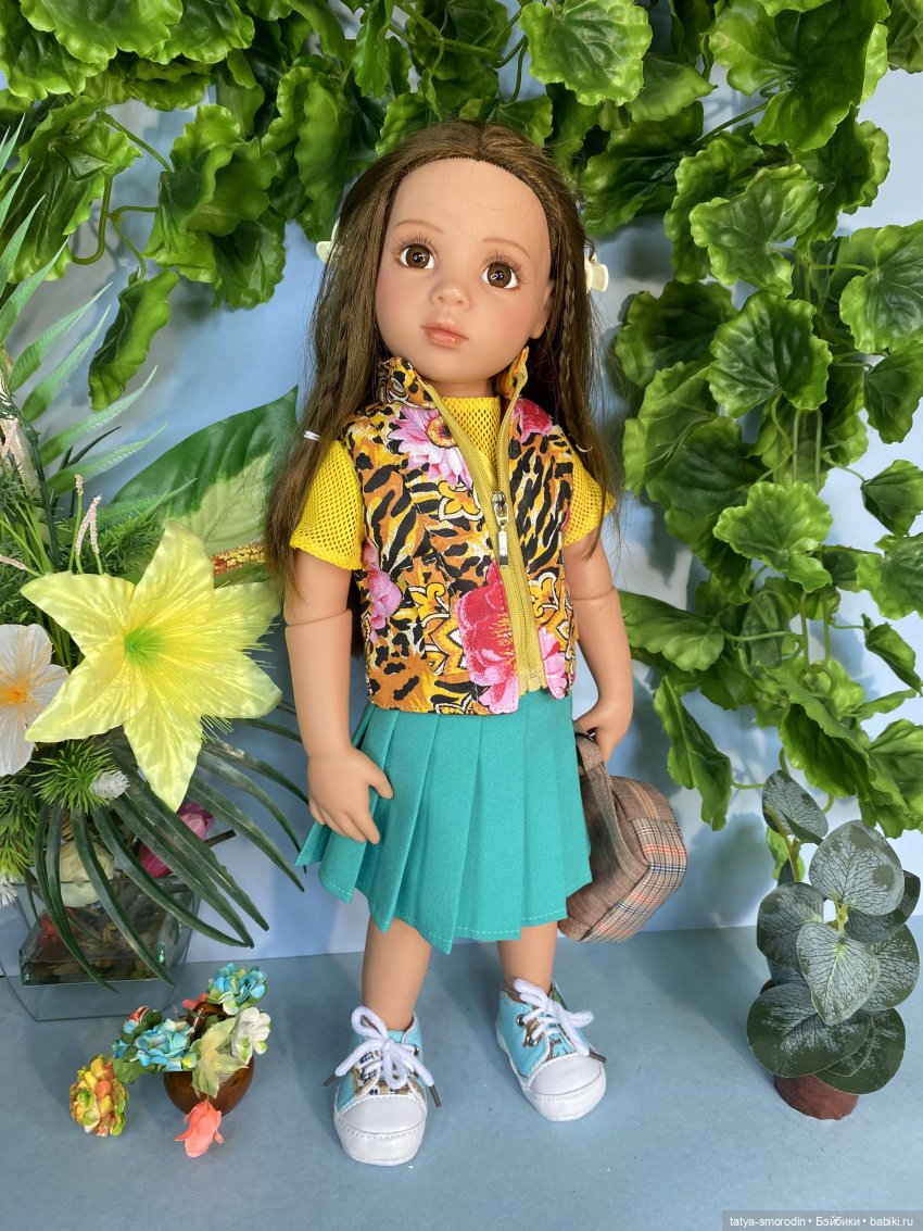 Немного джунглей | Бэйбики Немного джунглей — Одежда и обувь для кукол своими руками: фото