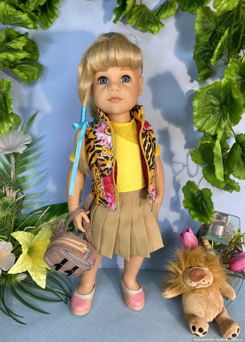 Немного джунглей | Бэйбики Немного джунглей — Одежда и обувь для кукол своими руками: фото