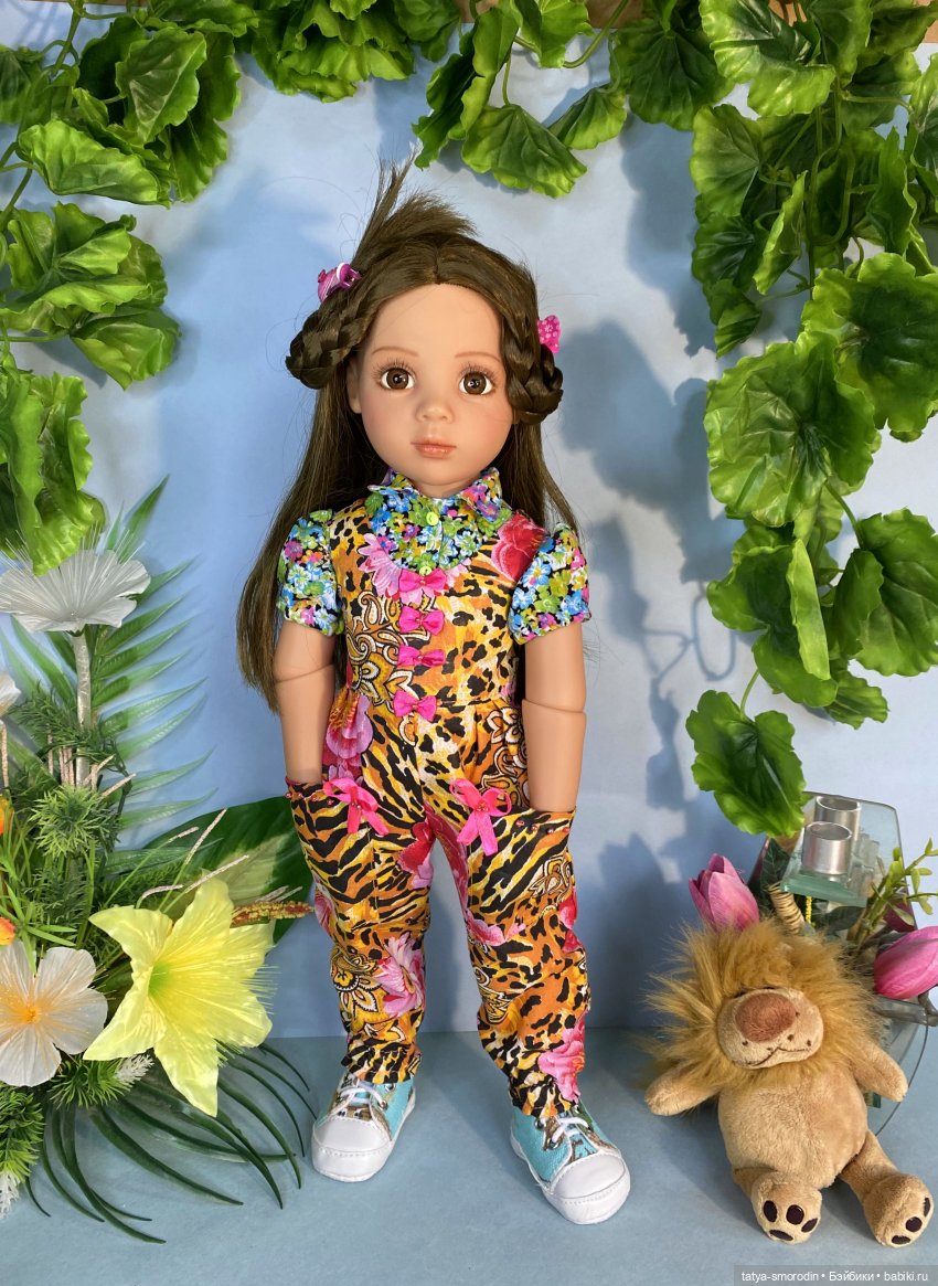 Немного джунглей | Бэйбики Немного джунглей — Одежда и обувь для кукол своими руками: фото