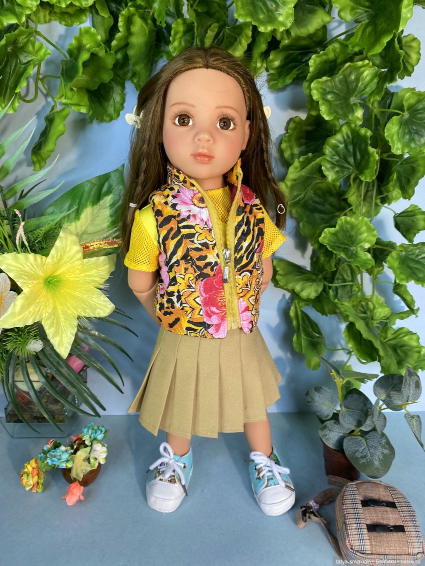Немного джунглей | Бэйбики Немного джунглей — Одежда и обувь для кукол своими руками: фото