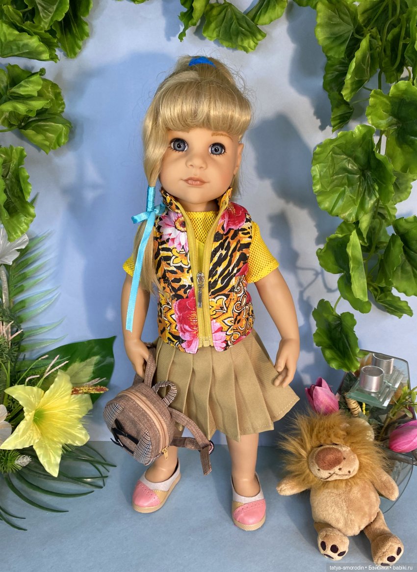 Немного джунглей | Бэйбики Немного джунглей — Одежда и обувь для кукол своими руками: фото