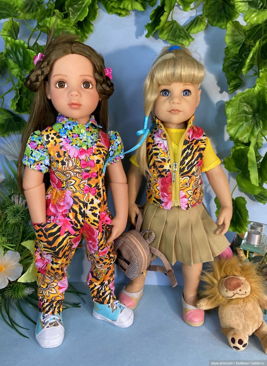 Немного джунглей | Бэйбики Немного джунглей — Одежда и обувь для кукол своими руками: фото