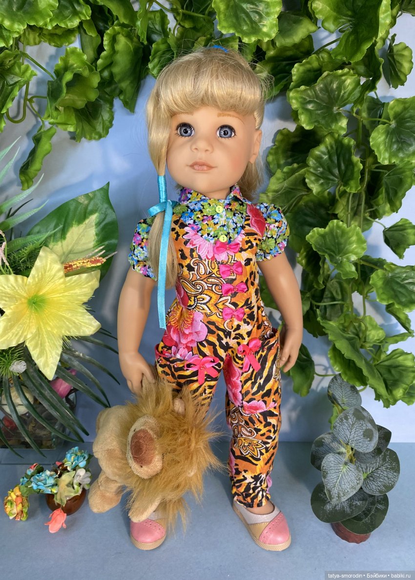 Немного джунглей | Бэйбики Немного джунглей — Одежда и обувь для кукол своими руками: фото (фото 6)