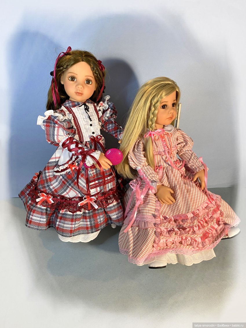 Две барышни | Бэйбики Две барышни — Одежда и обувь для кукол своими руками: фото
