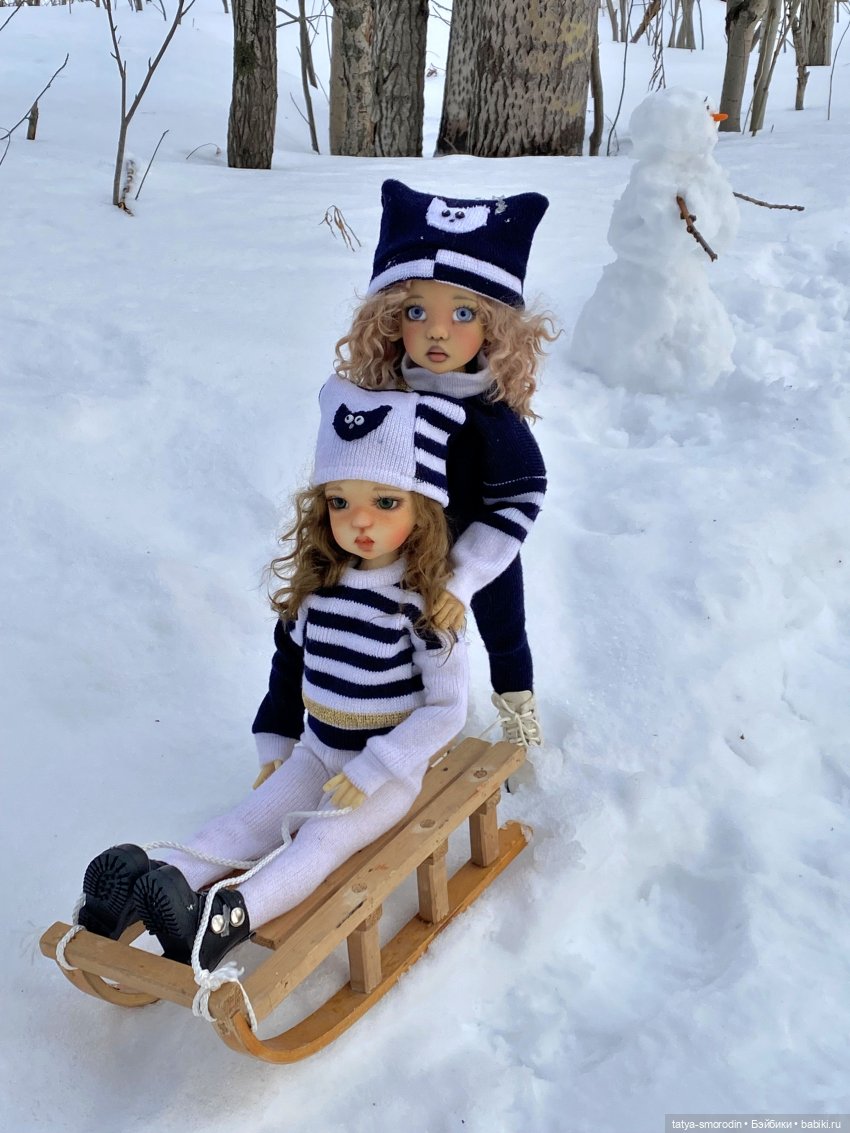Зимний движ — Куклы Kaye Wiggs (Кайе Виггс): авторские BJD (БЖД)