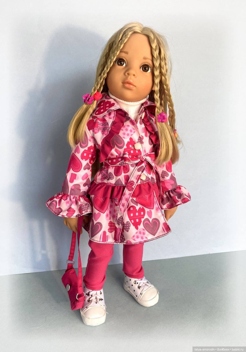 Эта нарядная плащовка — Одежда и обувь для кукол своими руками: фото (фото 3)
