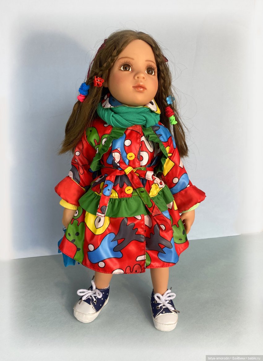 Эта нарядная плащовка — Одежда и обувь для кукол своими руками: фото