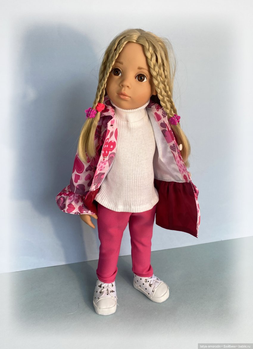 Эта нарядная плащовка — Одежда и обувь для кукол своими руками: фото (фото 4)