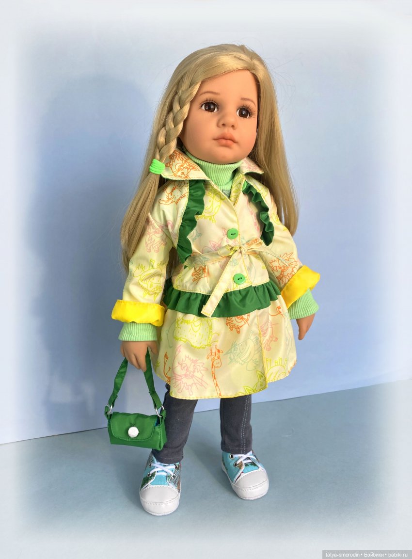 Эта нарядная плащовка — Одежда и обувь для кукол своими руками: фото