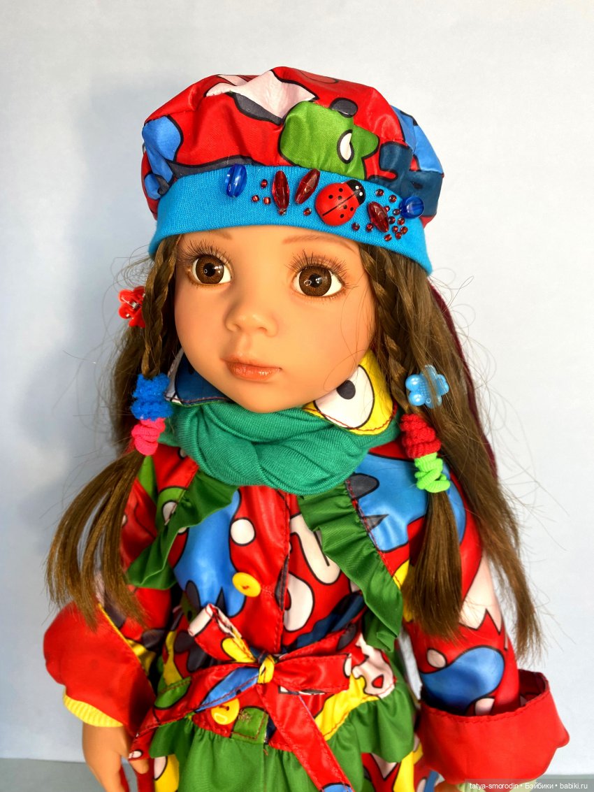 Эта нарядная плащовка — Одежда и обувь для кукол своими руками: фото