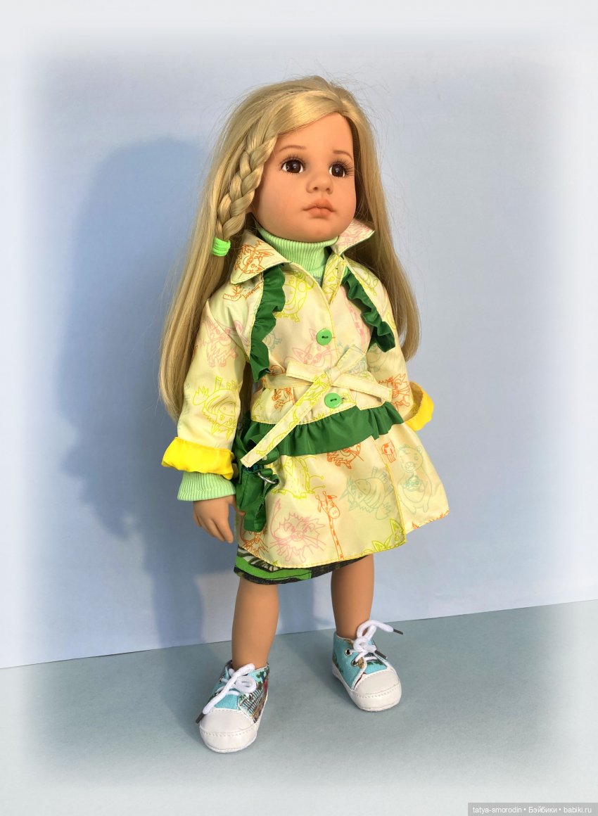 Эта нарядная плащовка — Одежда и обувь для кукол своими руками: фото