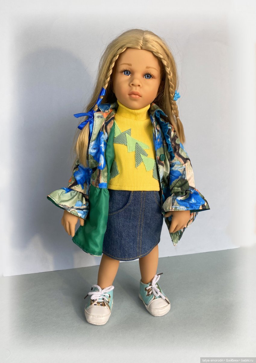 Эта нарядная плащовка — Одежда и обувь для кукол своими руками: фото