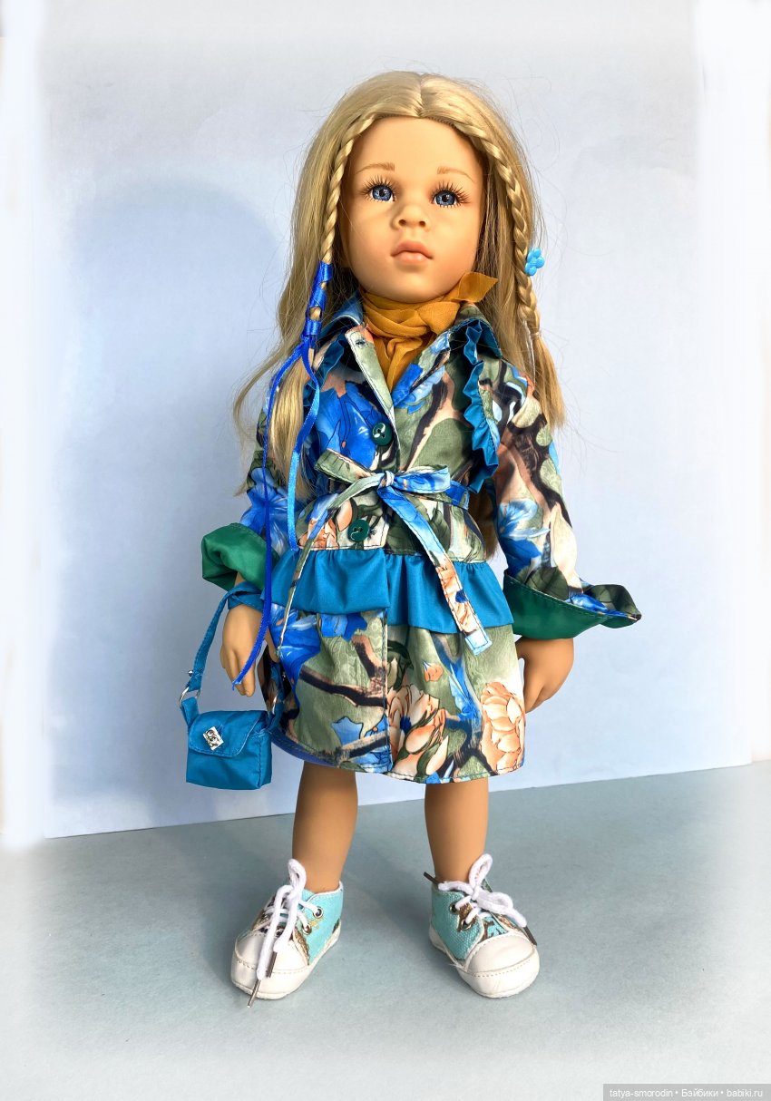 Эта нарядная плащовка — Одежда и обувь для кукол своими руками: фото