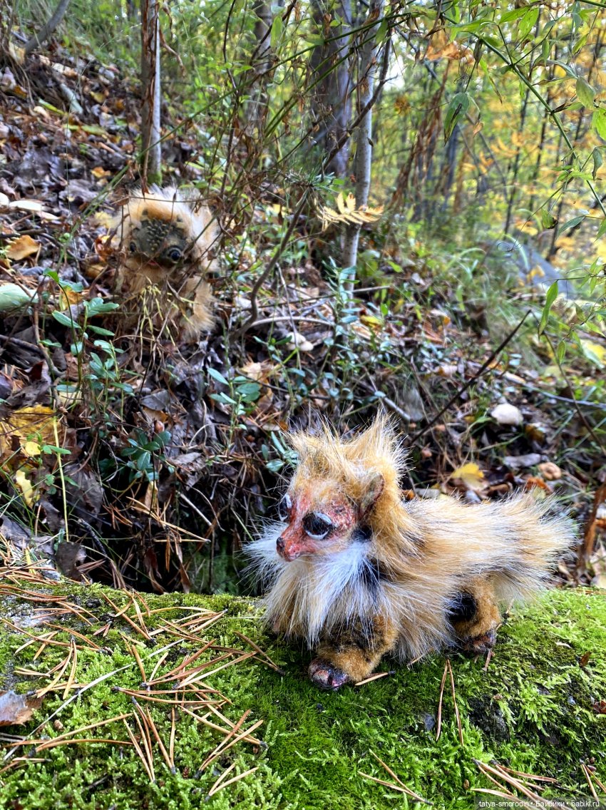 На свободе — Игрушки в смешанной технике (мех и глина): Арт