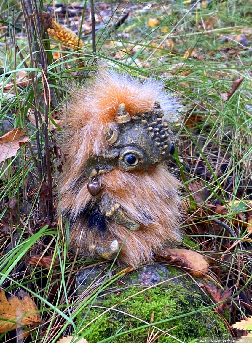 На свободе — Игрушки в смешанной технике (мех и глина): Арт (фото 5)