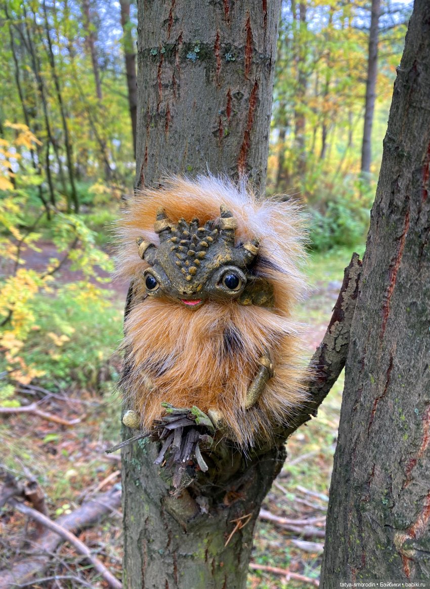 На свободе — Игрушки в смешанной технике (мех и глина): Арт