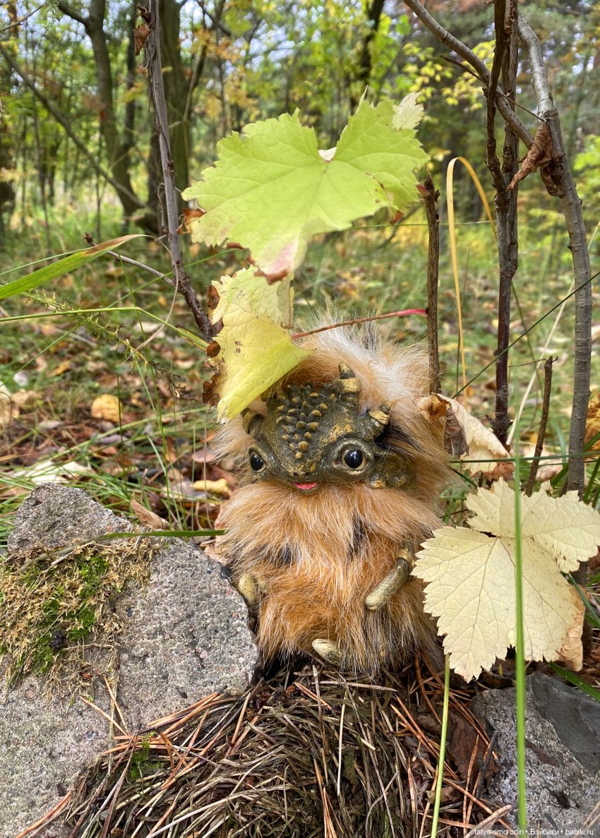 На свободе — Игрушки в смешанной технике (мех и глина): Арт (фото 4)