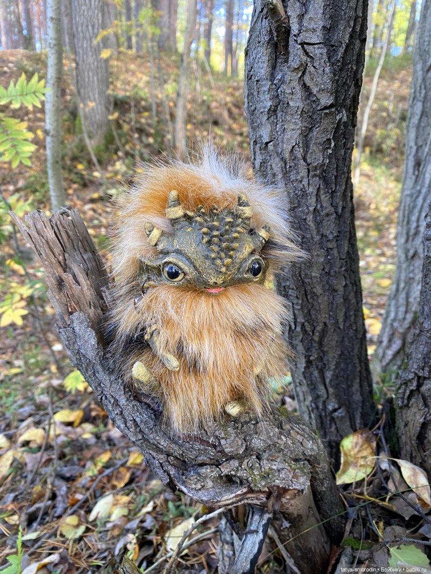 На свободе — Игрушки в смешанной технике (мех и глина): Арт (фото 8)