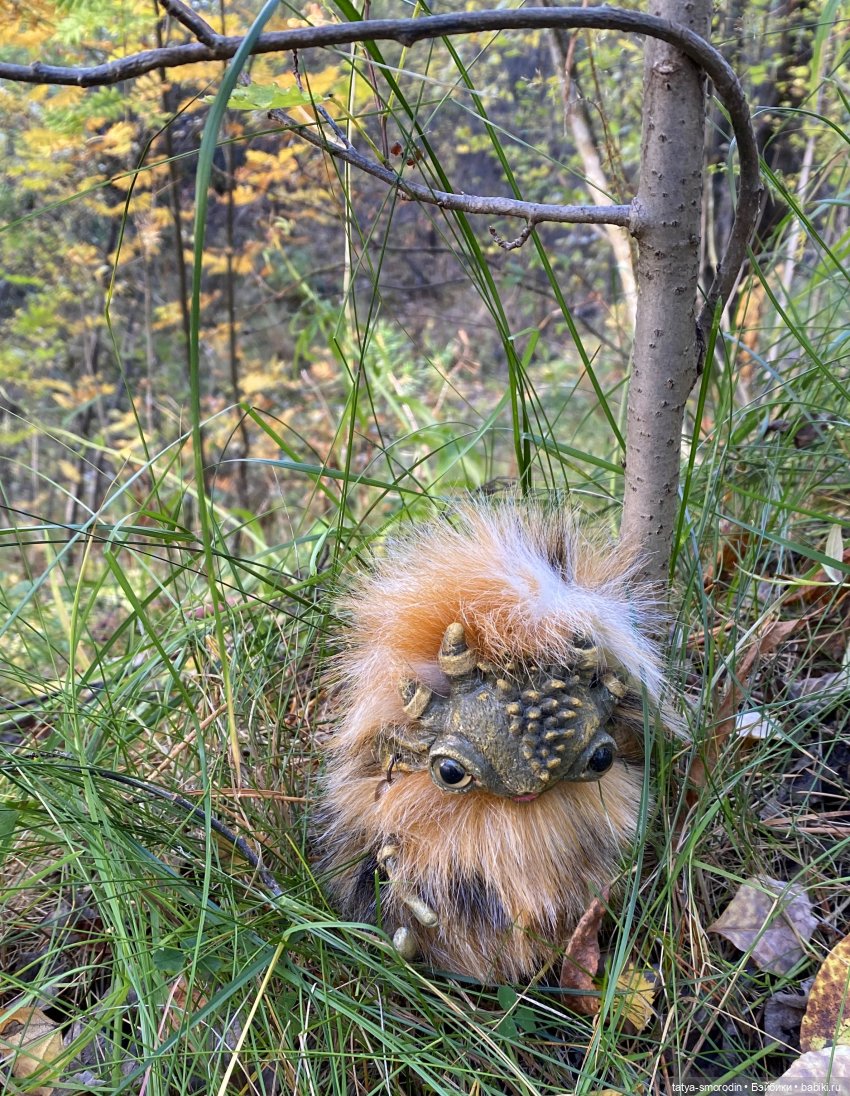 На свободе — Игрушки в смешанной технике (мех и глина): Арт (фото 7)