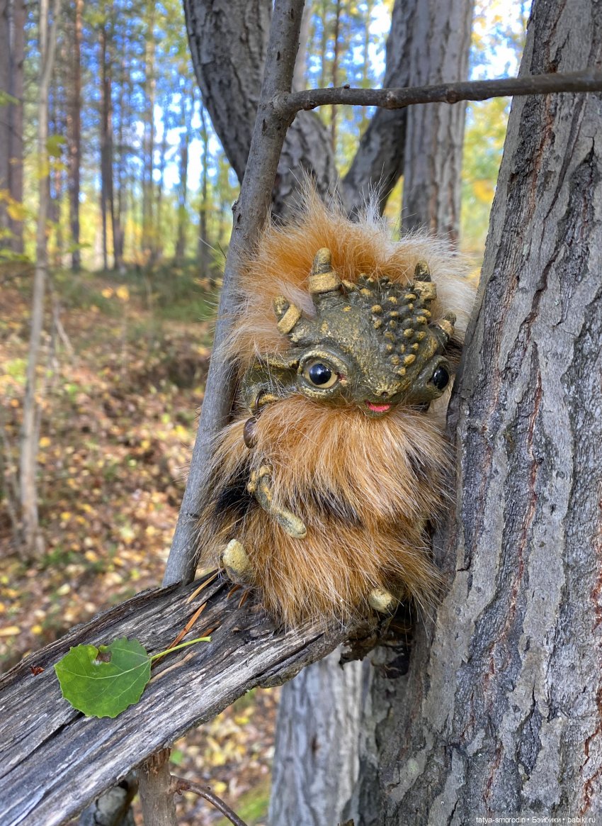 На свободе — Игрушки в смешанной технике (мех и глина): Арт (фото 6)