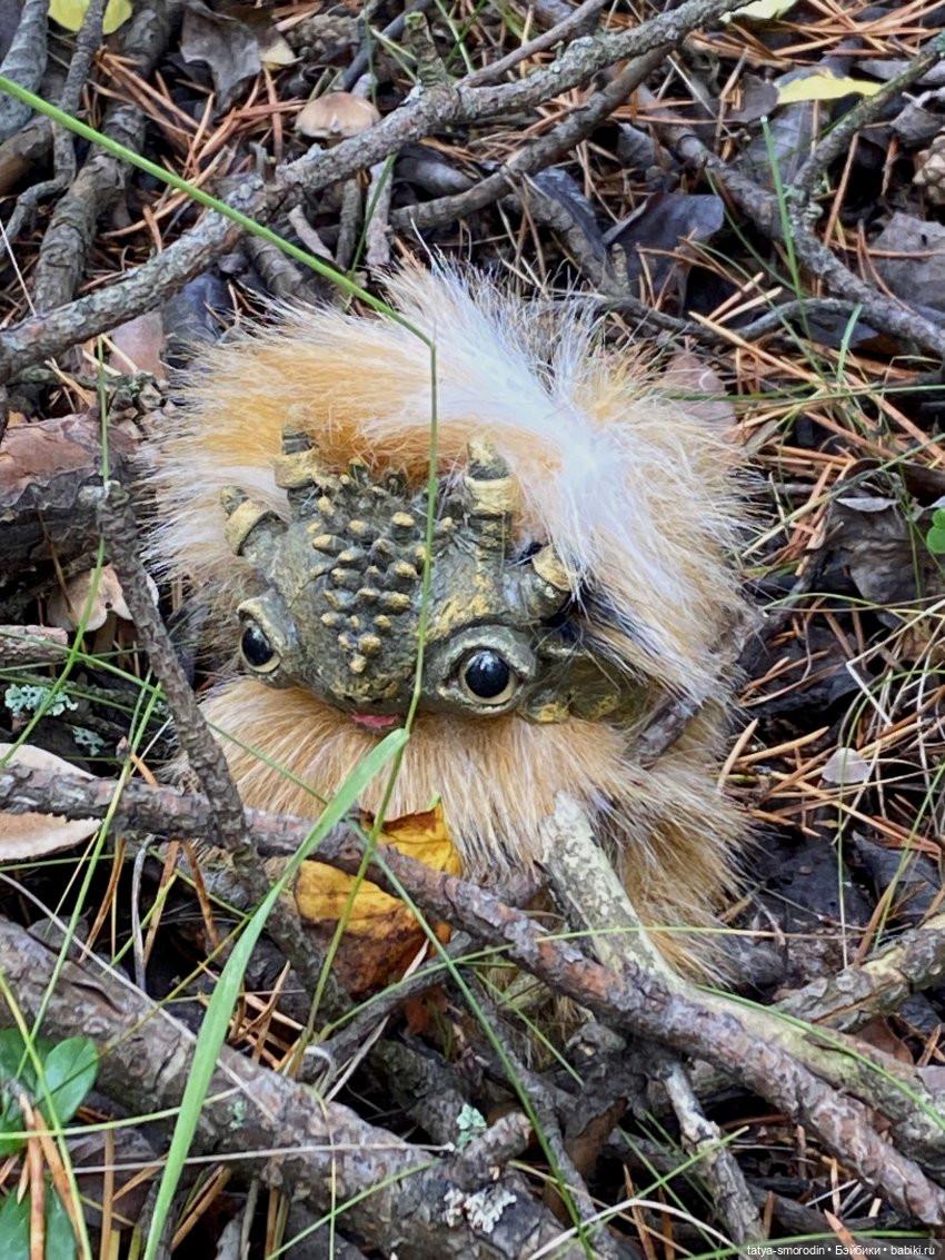 На свободе — Игрушки в смешанной технике (мех и глина): Арт (фото 2)