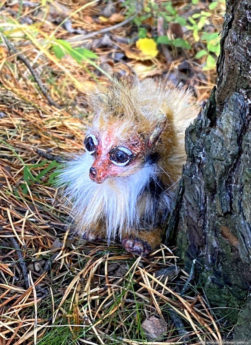 На свободе — Игрушки в смешанной технике (мех и глина): Арт