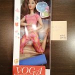 Кукла аналог барби йога, с ковриком.