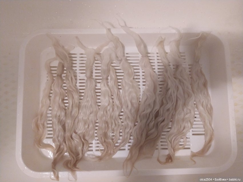 Превращение руна ангорской козочки в шелковые локоны