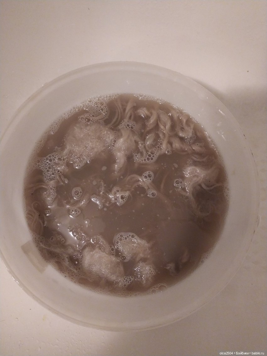 Превращение руна ангорской козочки в шелковые локоны (фото 3)