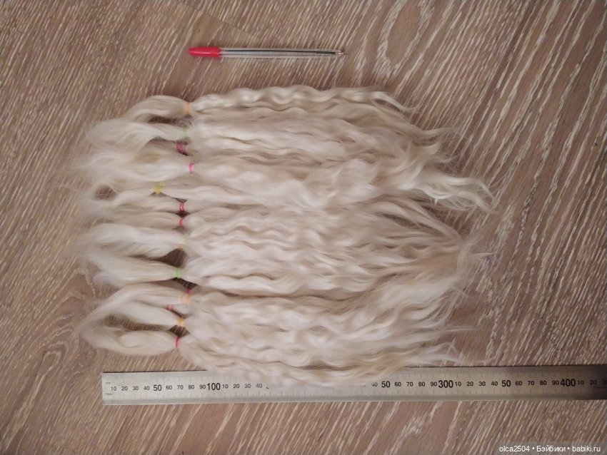 Превращение руна ангорской козочки в шелковые локоны