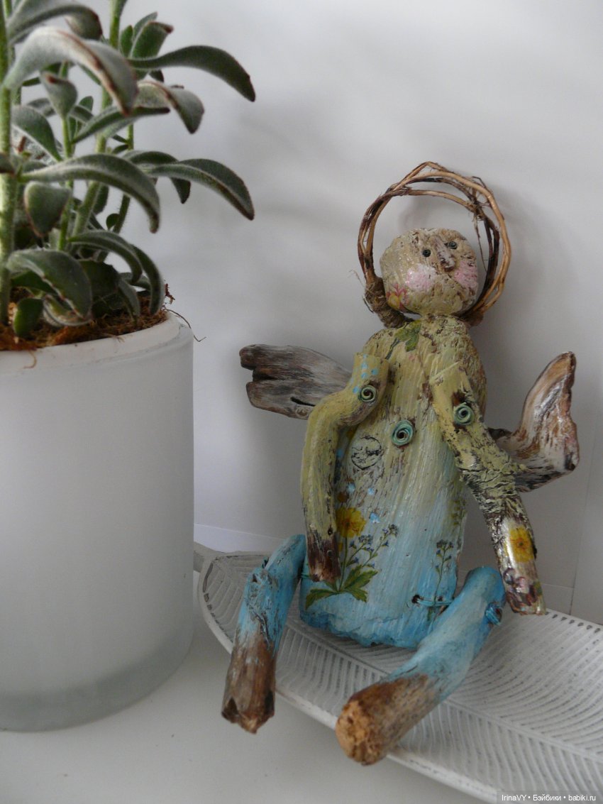 Как рождаются ангелы — Авторские куклы из дерева (фото 7)