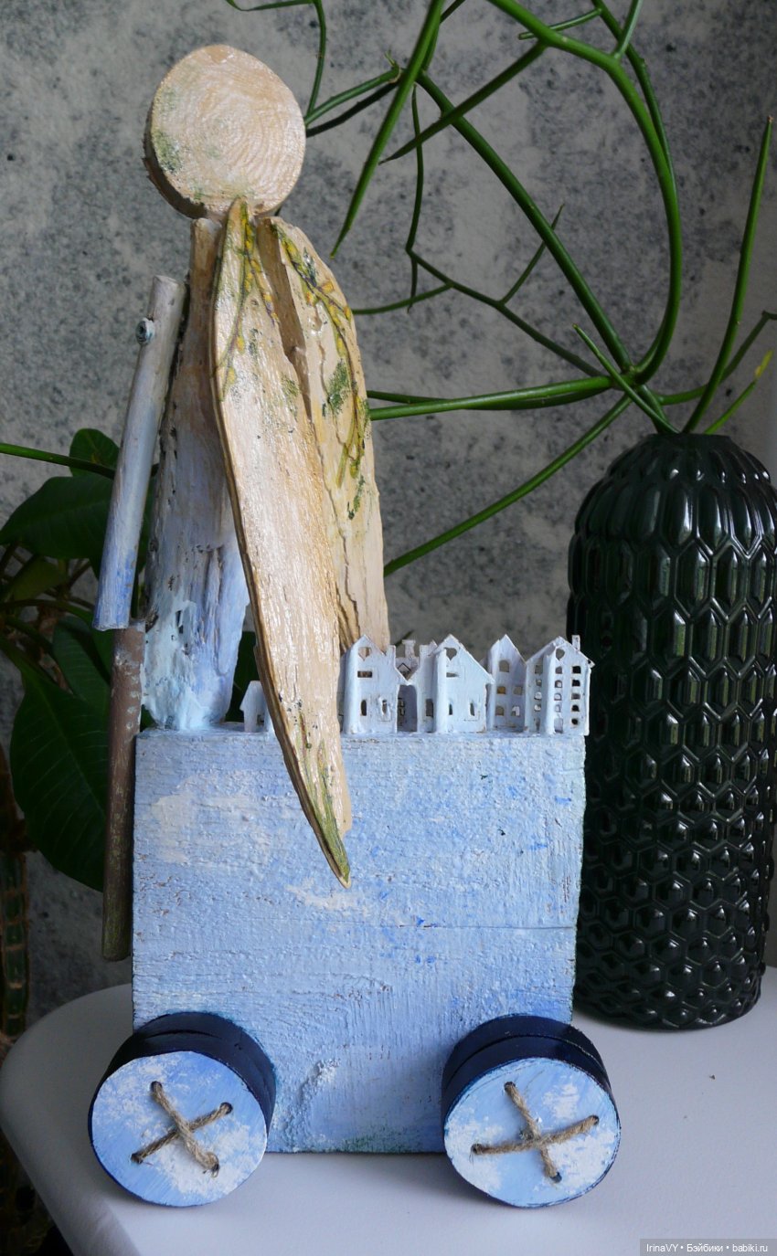 Как рождаются ангелы — Авторские куклы из дерева (фото 3)