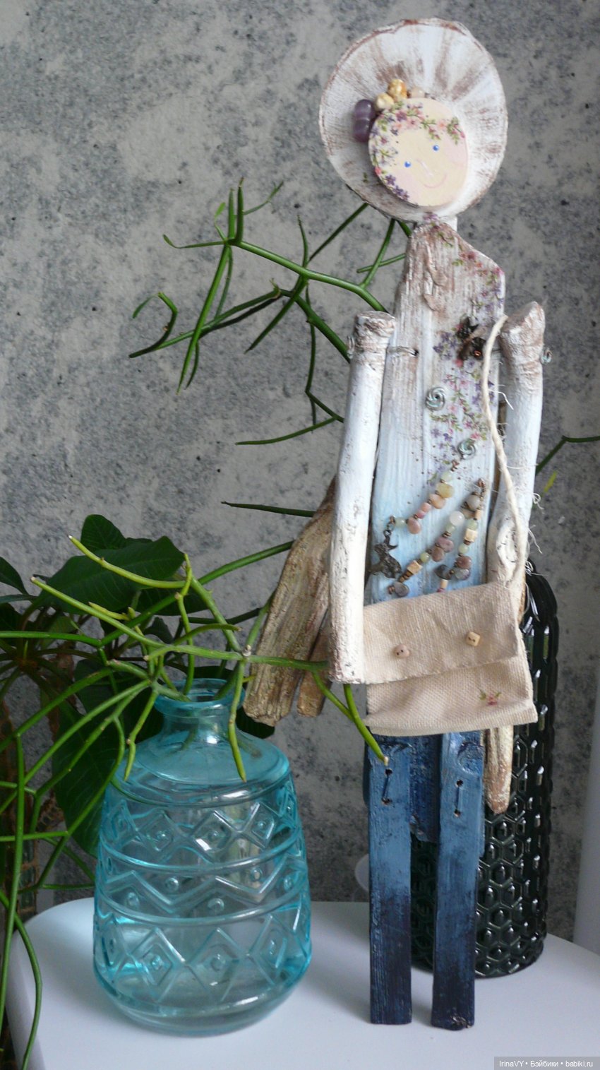 Как рождаются ангелы — Авторские куклы из дерева (фото 9)