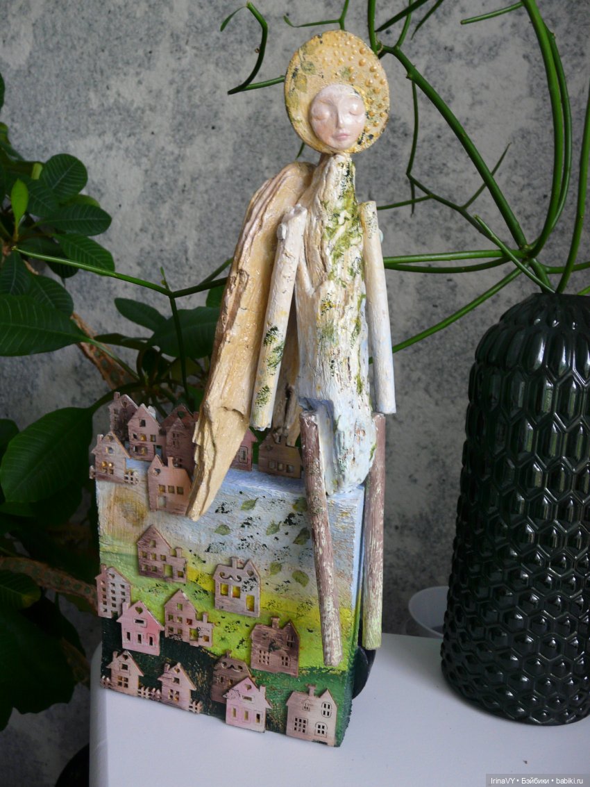 Как рождаются ангелы — Авторские куклы из дерева (фото 5)