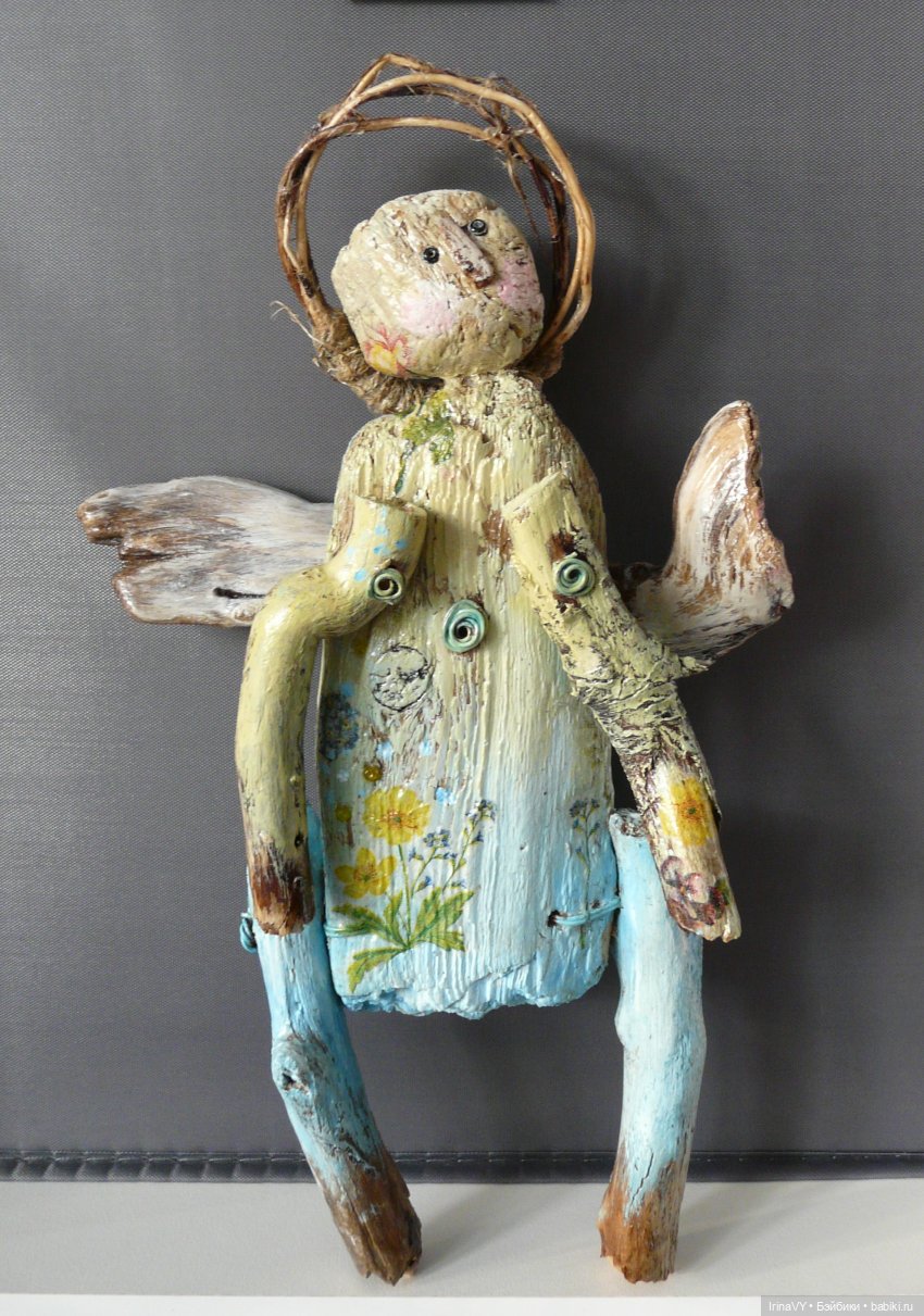 Как рождаются ангелы — Авторские куклы из дерева (фото 6)