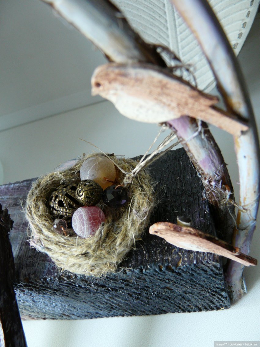 Ангелы и птицы — Авторские куклы из дерева (фото 4)