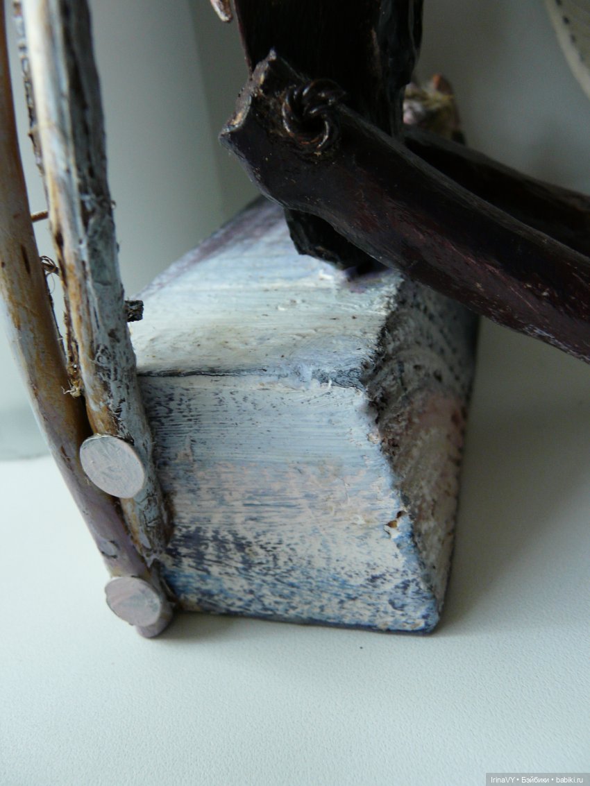 Ангелы и птицы — Авторские куклы из дерева (фото 5)