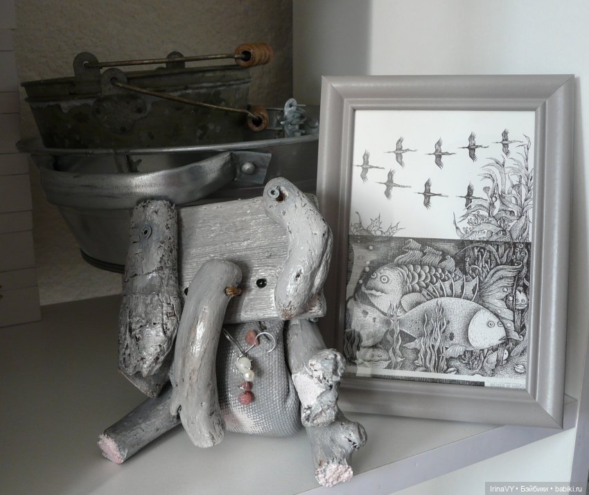 Куда идут слоны — Авторские куклы из дерева (фото 8)