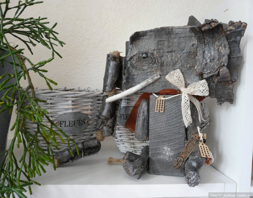 Куда идут слоны — Авторские куклы из дерева