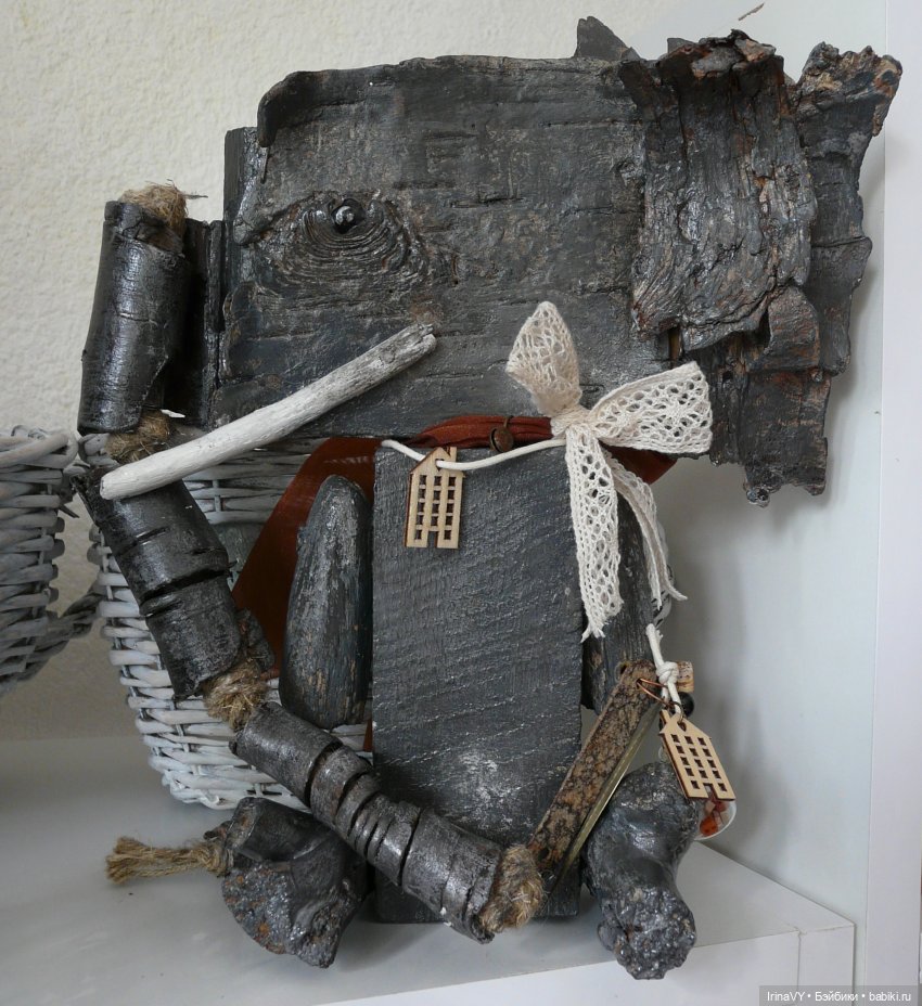 Куда идут слоны — Авторские куклы из дерева