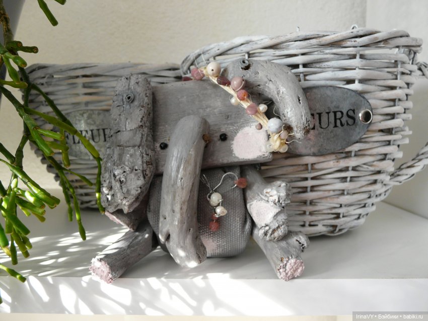 Куда идут слоны — Авторские куклы из дерева (фото 10)