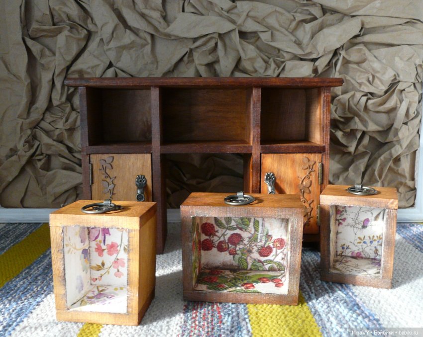 «Мой письменный верный стол!». Столик-шкатулка в винтажном стиле (фото 8)