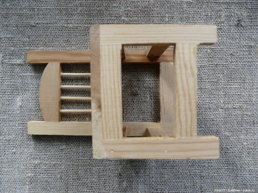 Самый важный предмет мебели. Кукольный стульчик в винтажном стиле (фото 3)