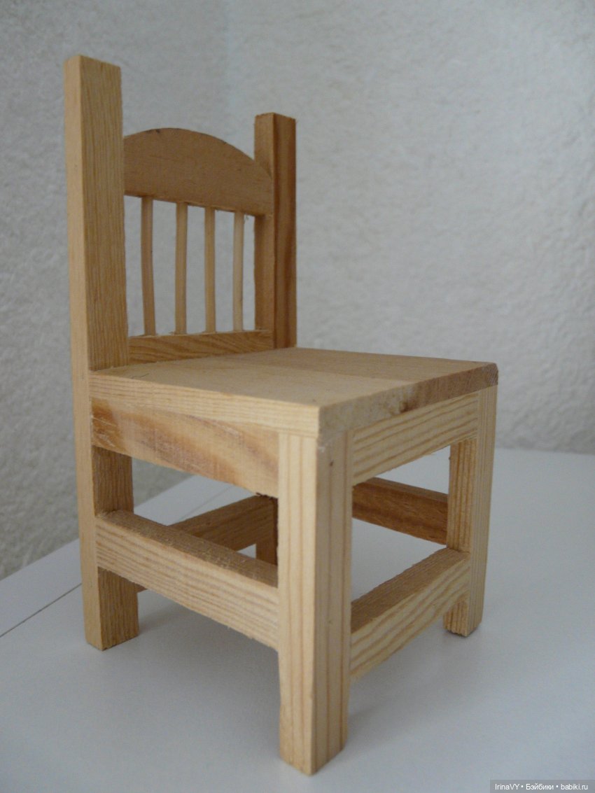 Самый важный предмет мебели. Кукольный стульчик в винтажном стиле